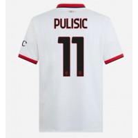 Billiga AC Milan Christian Pulisic #11 Borta fotbollskläder 2024-25 Kortärmad